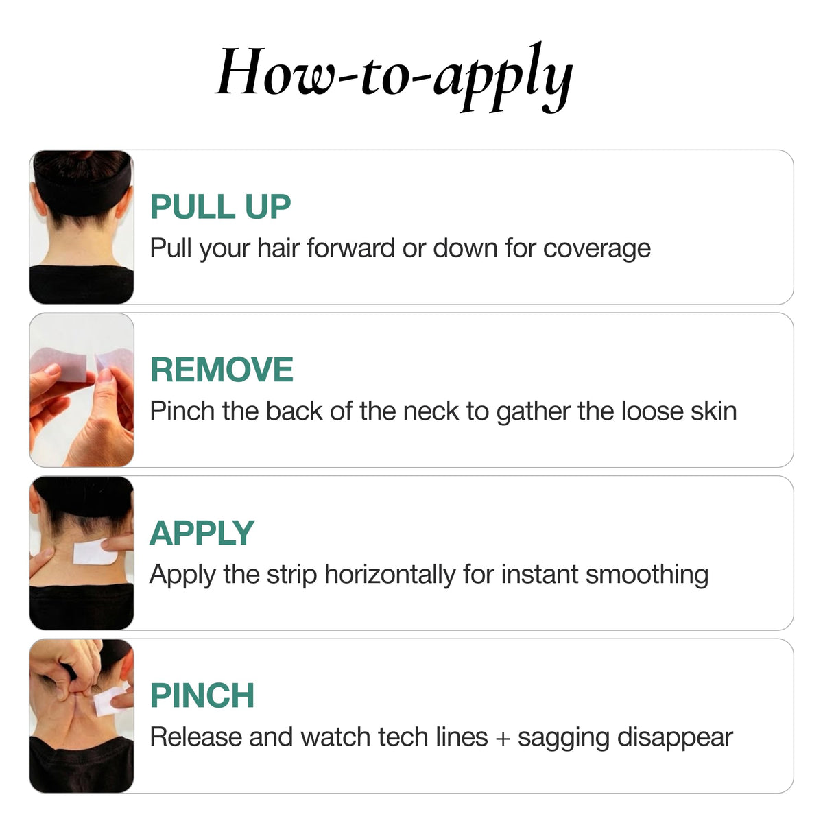 Contours Rx strip hidden under hair in lifestyle setting for discreet wear