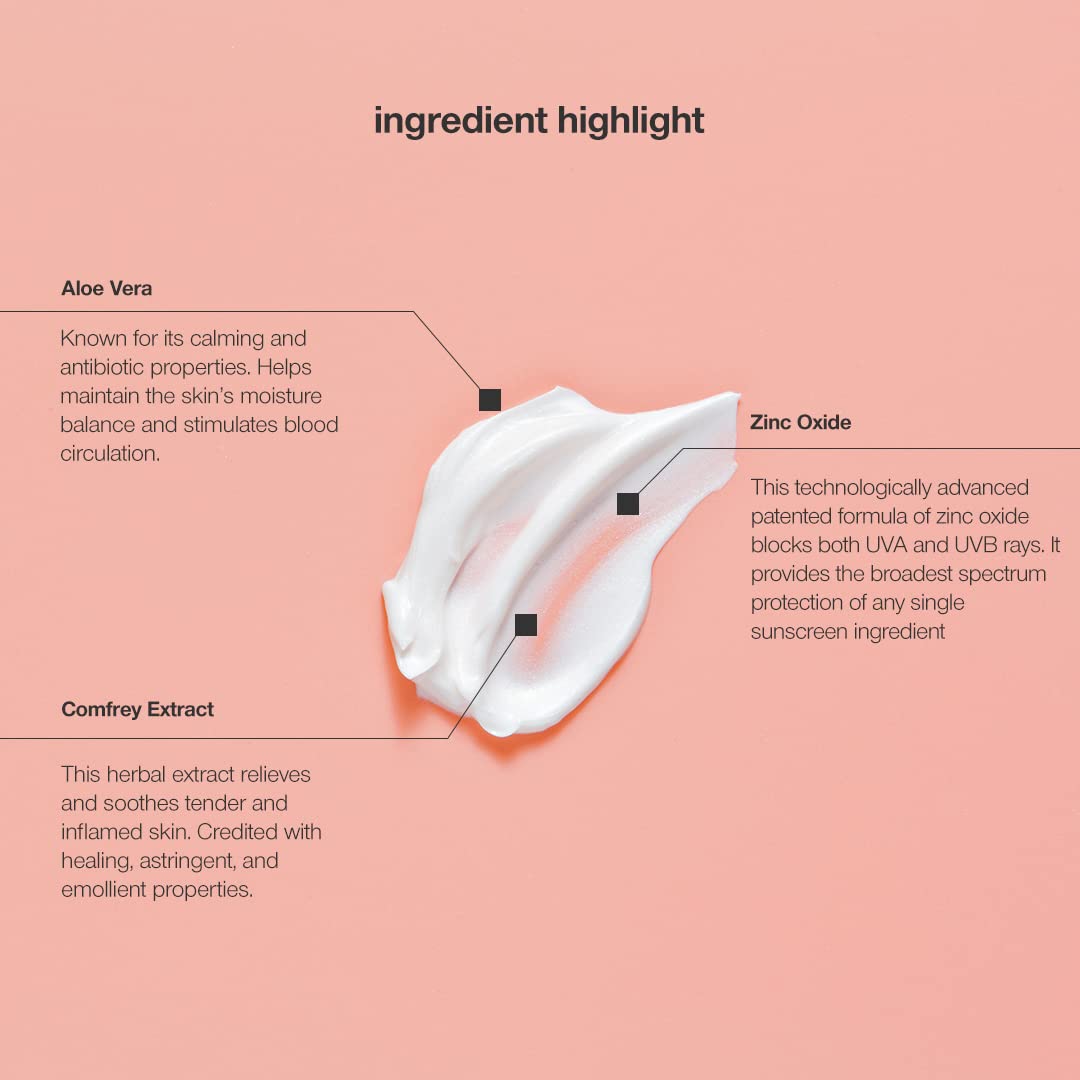 CONTROL CORRECTIVE applying sunscreen to face demonstrating smooth finish