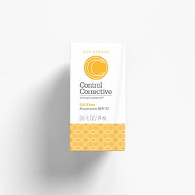 CONTROL CORRECTIVE aloe and botanical extract visual conveying soothing benefit