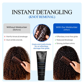 Controlled Chaos applied to damp hair for easier detangling