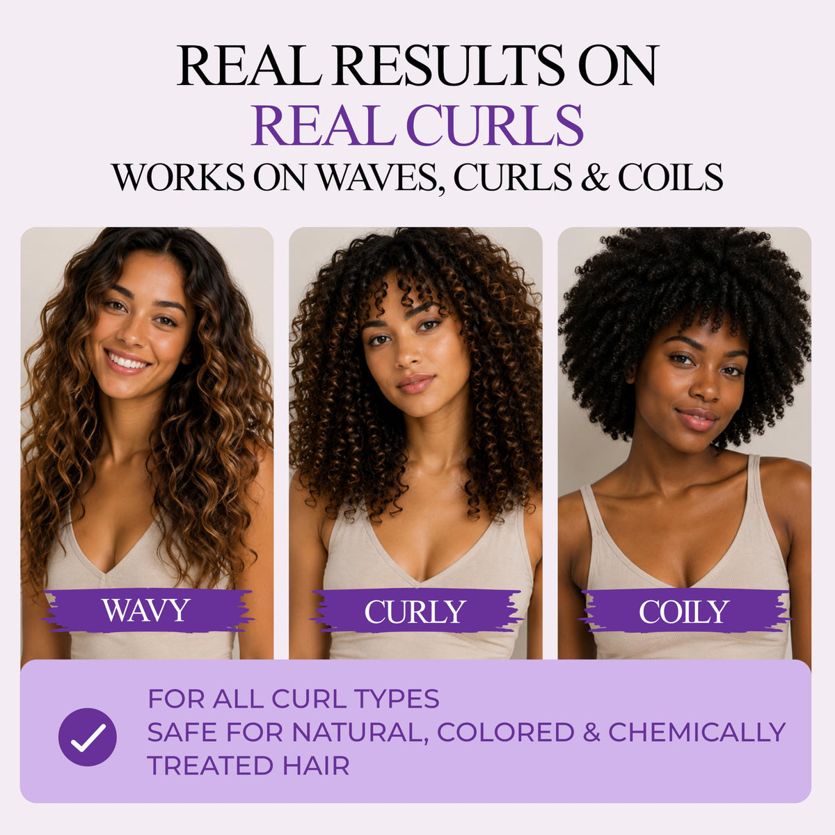Controlled Chaos used with diffuser to deliver defined, voluminous curls