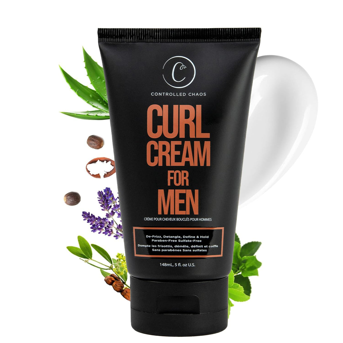 Controlled Chaos front packaging showing 5oz jar and brand logo for reliable styling