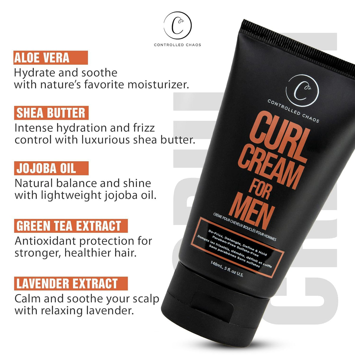 Controlled Chaos jar on bathroom shelf in lifestyle setting signaling everyday grooming benefit