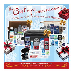 Convenience Kits International kit staged in travel bag showing readiness and organized storage