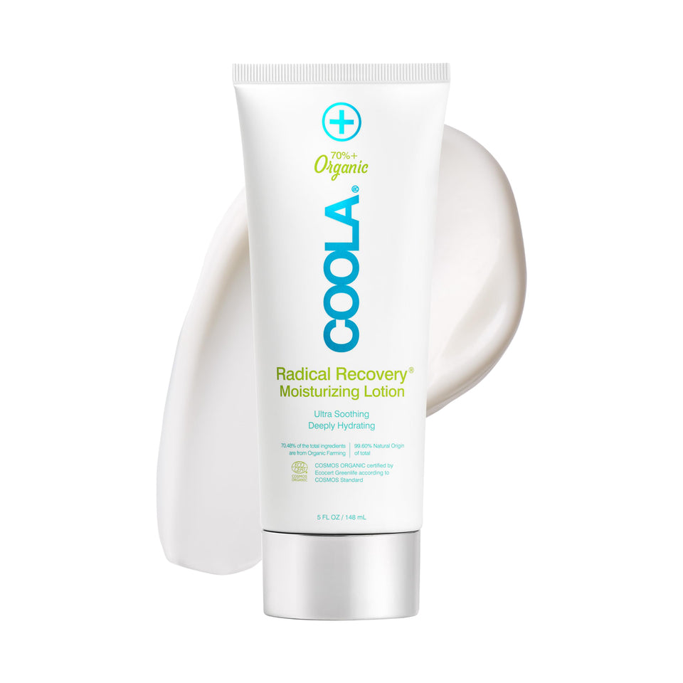 COOLA bottle front packaging showing label and soothing lavender benefit