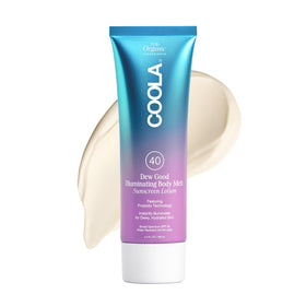 COOLA front packaging showing SPF 40 and 3.4 fl oz travel size offering protection