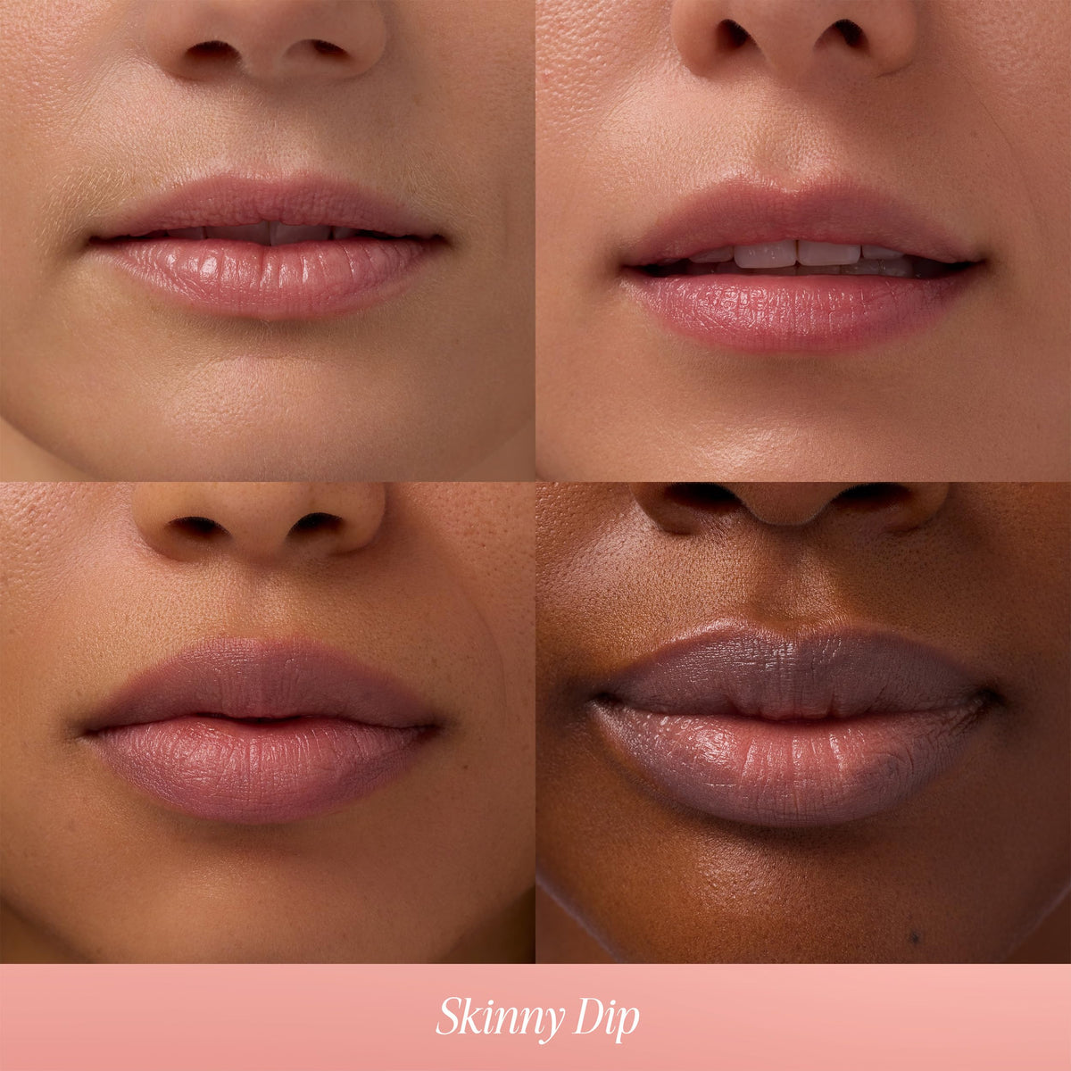 COOLA liplux texture close-up on applicator with glossy finish, nourishing hydration benefit