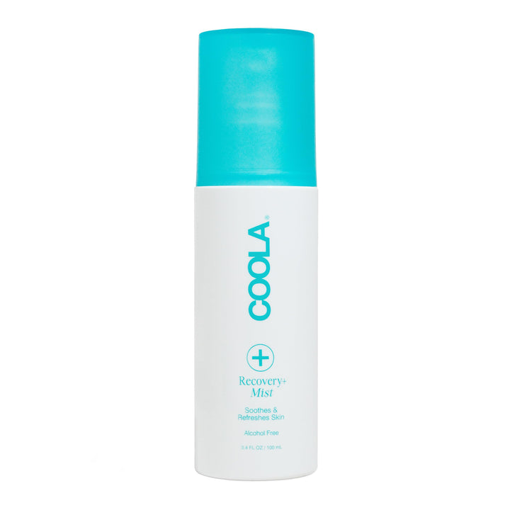 COOLA front packaging showing 3.4 oz bottle and branding, travel-friendly relief