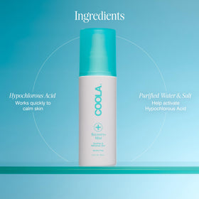 COOLA size comparison in hand highlighting portable 3.4 oz bottle convenience