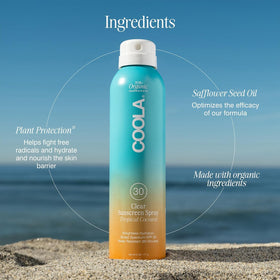 COOLA being applied to skin for water-resistant active protection