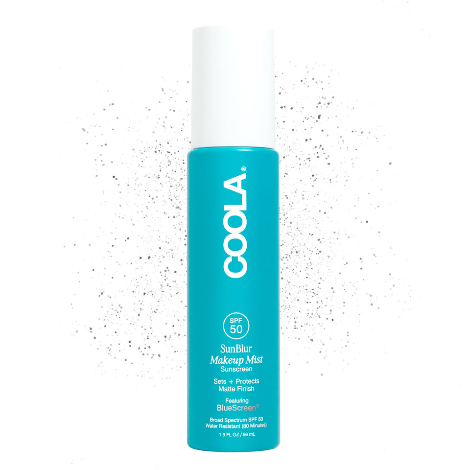 COOLA front packaging showing SPF 50 and matte finish benefits