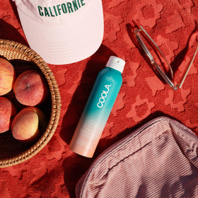COOLA texture closeup revealing sheer finish and quick absorption benefit