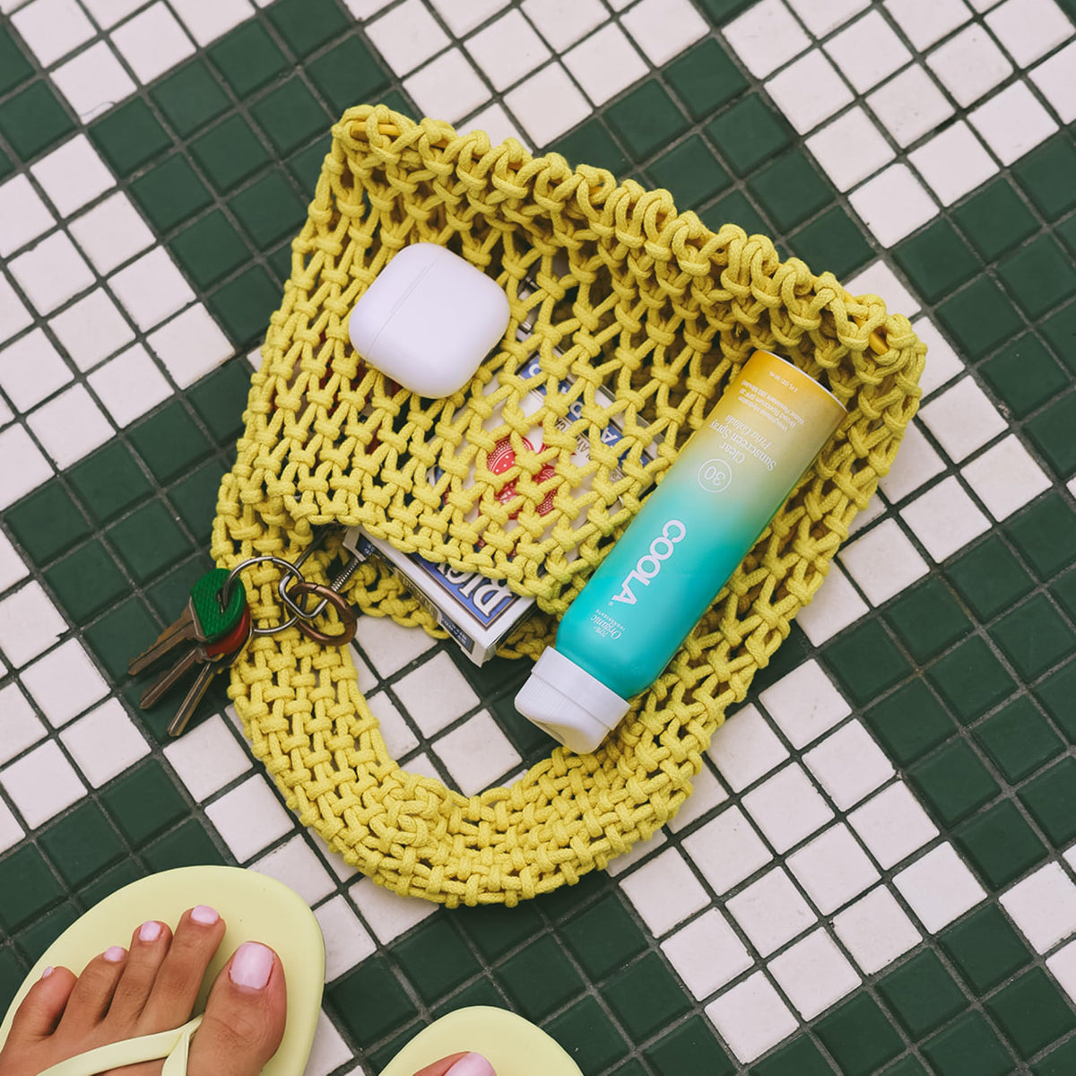 COOLA sheer mist texture detail demonstrating non-greasy finish benefit