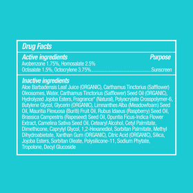 COOLA packaging detail emphasizing eco-friendly and recyclable materials