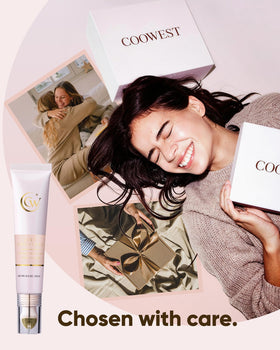 Coowest primer on vanity in lifestyle setting indicating everyday use and makeup longevity benefits