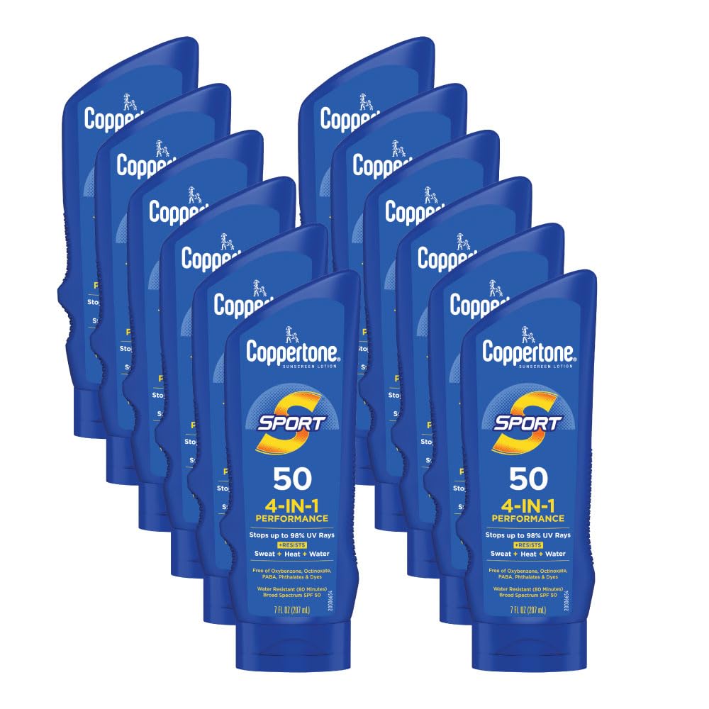 Coppertone SPORT front packaging showing SPF 50 protection