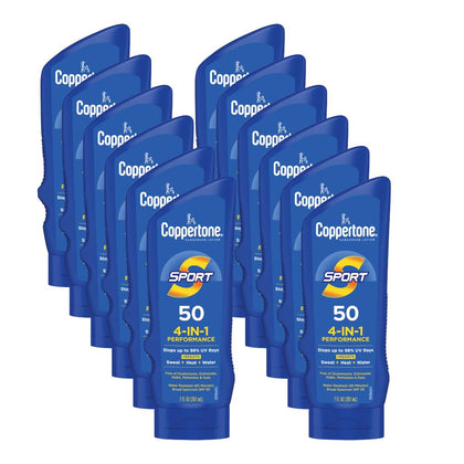Coppertone SPORT front packaging showing SPF 50 protection