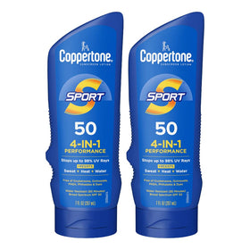 Coppertone front packaging showing SPF 50 for quick identification