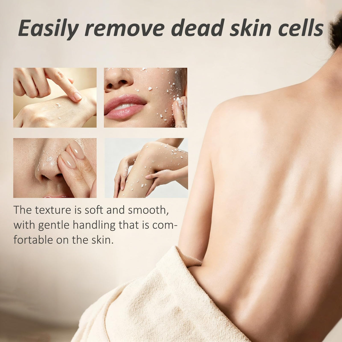 CORACODE before and after comparison revealing smoother, refined skin texture