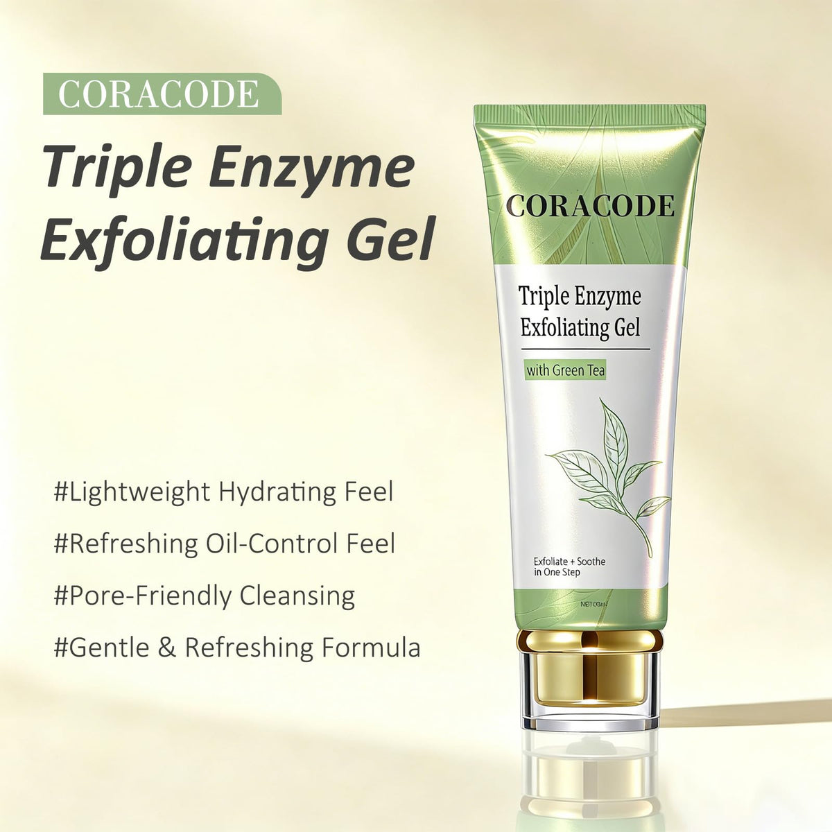 CORACODE label close-up displaying key ingredients and product information clearly