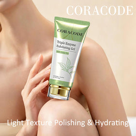 CORACODE lifestyle bathroom vanity with the peel gel showing daily routine fit