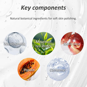 CORACODE gel texture close-up ribbon highlighting gentle non-abrasive formulation