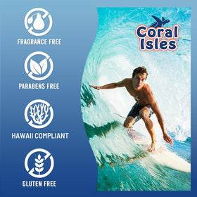 Coral Isles applied on child arm demonstrating easy coverage benefit