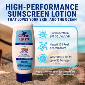 Coral Isles being applied on a beach for reliable outdoor protection