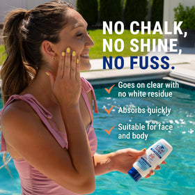 Coral Isles tube in hand showing 6 fl oz travel-friendly size