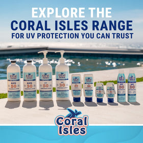 Coral Isles tube near ocean demonstrating 80 minute water resistance