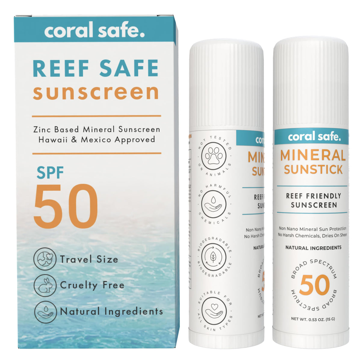 Coral Safe blended on skin showing natural finish and non-greasy feel benefit