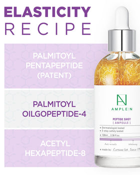 CORÉANA AMPLE:N serum texture close-up revealing lightweight, non-sticky finish benefit