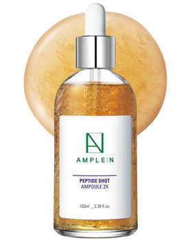 CORÉANA AMPLE:N front bottle view showing sleek packaging and clear ampoule benefits