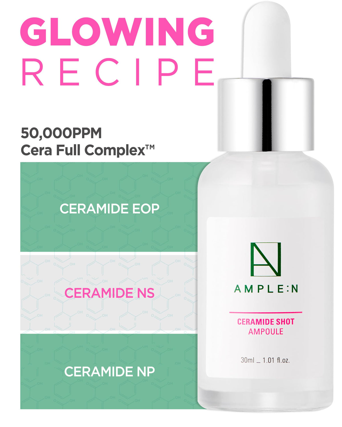 CORÉANA pipette dispensing serum into hand, demonstrating easy application and non-greasy absorption benefit
