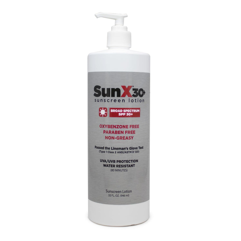 CoreTex Sun X front label showing SPF 30 and reef-safe benefits