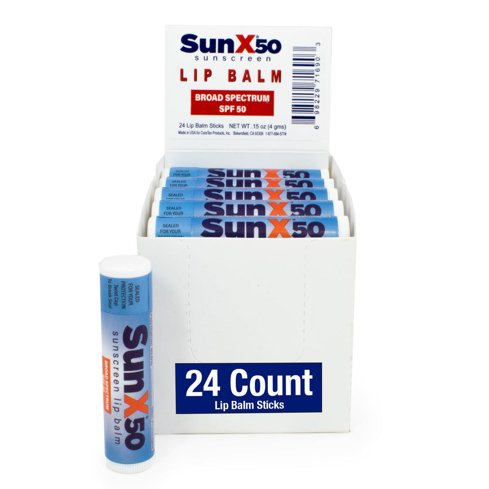 CoreTex Sun X showing front tube, clear SPF 50 protection