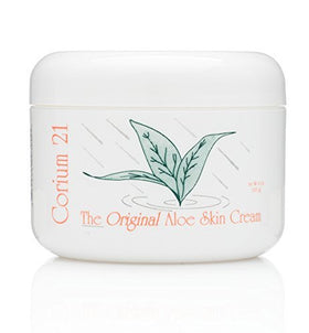 Corium 21 front jar 8oz showing label and size benefit