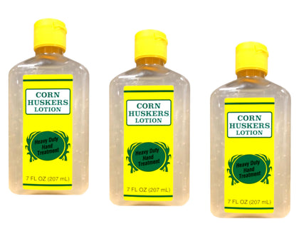 Corn Huskers front packaging showing three 7 fl oz tubes and product benefit