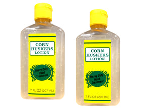 Corn Huskers front packaging showing tube and branding for quick identification and relief