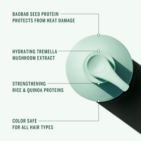 Corpus pump dispensing conditioner showing silky texture and easy application benefit