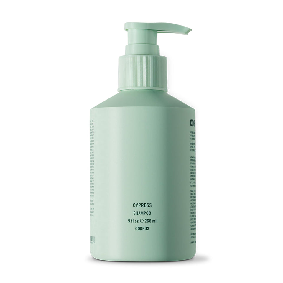 Corpus front bottle showing product packaging and benefit of clear labeling