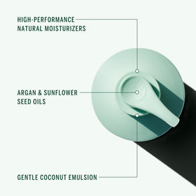 Corpus Santalum creamy lather closeup showing gentle cleansing benefit