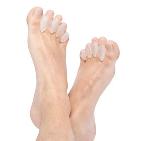 Correct Toes on foot detail showing correct placement for gentle toe realignment