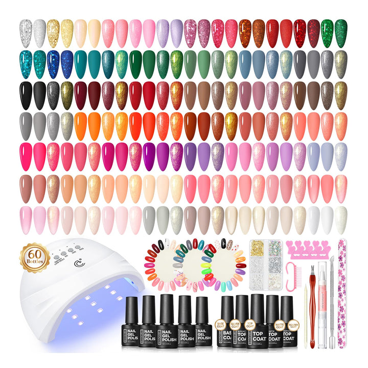 COSCELIA kit overview showing all bottles and accessories for complete salon results