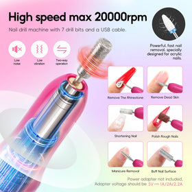 COSCELIA mini UV lamp curing nails quickly for durable glossy topcoat