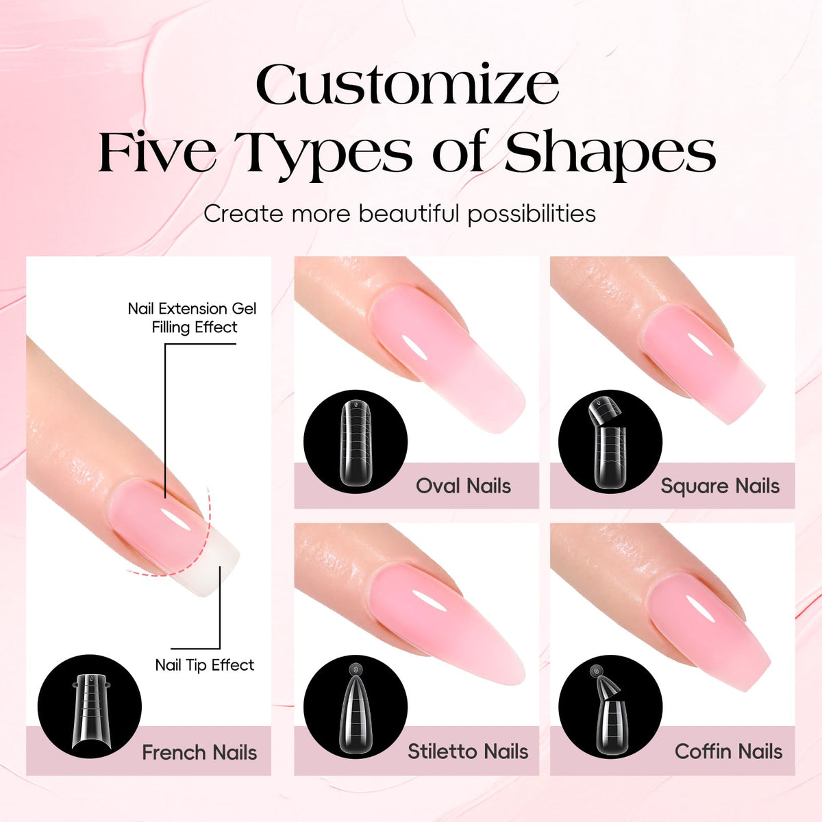 COSCELIA nail foils and stickers for creative decoration benefit
