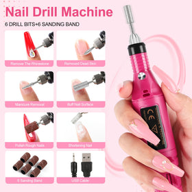 COSCELIA nail drill detail showing ergonomic grip and adjustable speed