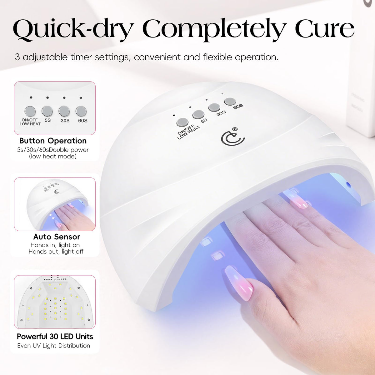 COSCELIA manicure tools and forms arranged for convenience benefit