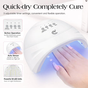 COSCELIA manicure tools and forms arranged for convenience benefit