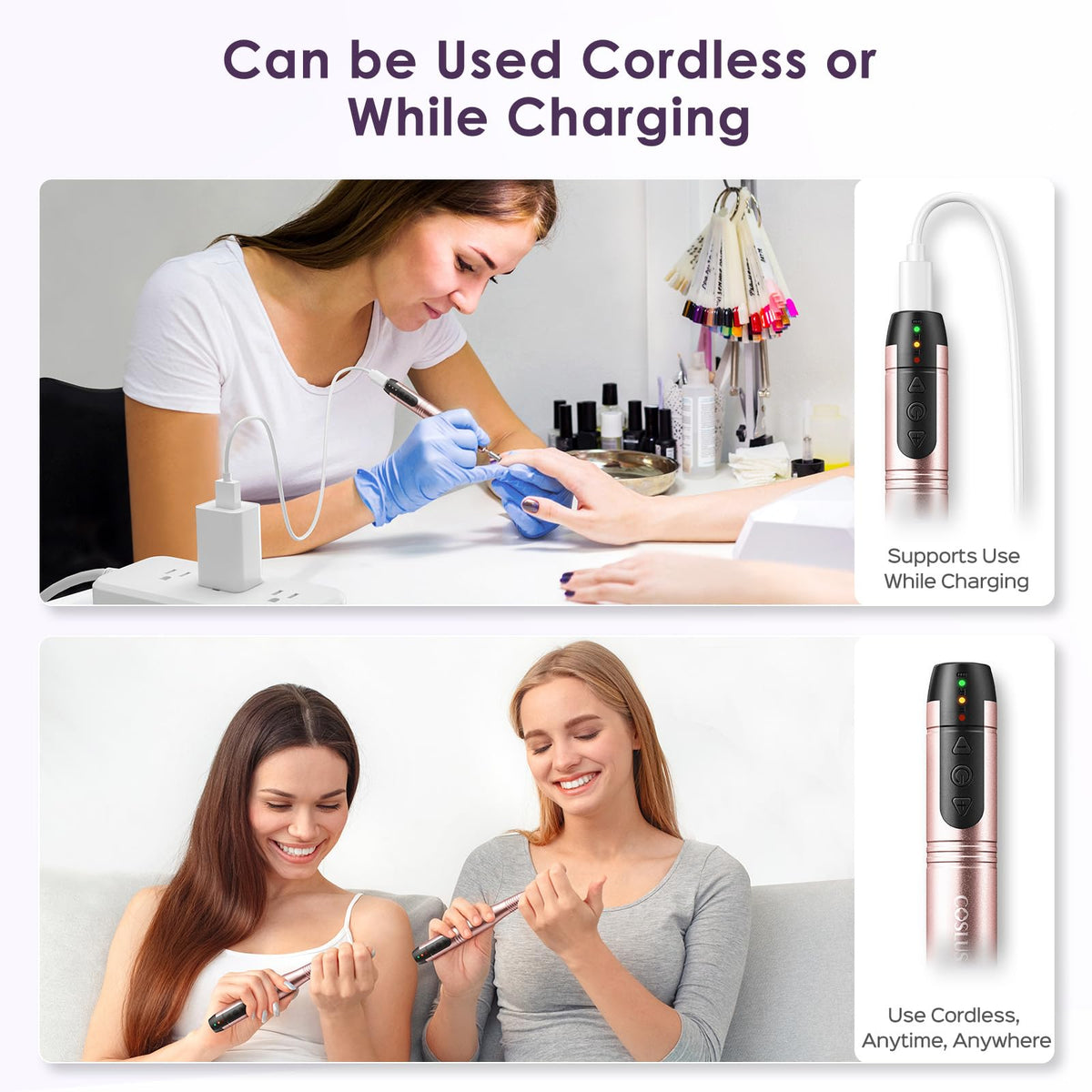 COSLUS C20 packed in travel pouch highlighting portability and neat storage